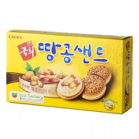 크라운 국희 땅콩샌드 대 372gx4개