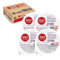 햇반 귀리 흑미 곤약밥 150g x 24