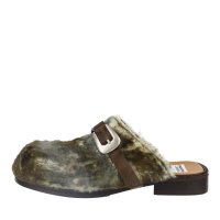 [네거티브쓰리] Viber Flesh Mule Slippers KHAKI E54QXX00002