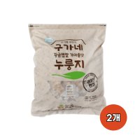구가네식품 황금햅쌀 가마솥맛 누룽지 3kg 2개