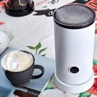 우유스팀기 전기 우유 Frother 기계 따뜻하게 55W 자동 빠른 난방 카푸치노거품기