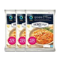 청정원 호밍스 김치제육 곤약 볶음밥 400g 2인분 x 3봉