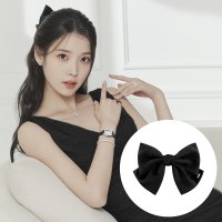 제이에스티나 아이유 픽LALA J 새틴 리본 헤어핀 - JALJHP3BS802FA000 154428