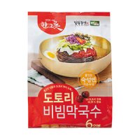 백제 일월풍면 한그릇 도토리 비빔 막국수 6인분