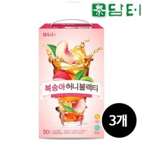 담터 복숭아허니 블랙티 50T 50T