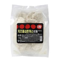 상신종합식품 식자재왕 치즈등심돈까스 1 2kg 냉동 80g x 15장