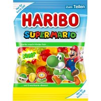 Haribo 하리보 슈퍼마리오 프룻 샤워 젤리 175g 5팩