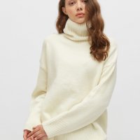 플랙 WOMENS OVERSIZED TURTLE NECK SWEATER IV PWON4NTL79W0E6