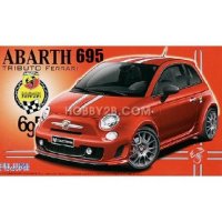 1 24 아바르트 페라리 695 Abarth Ferrari 695 - 모형 프라모델 자동차