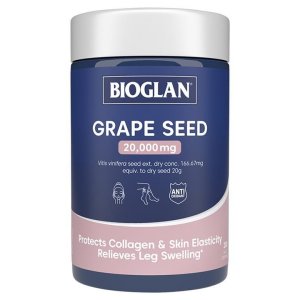 바이오글랜 포도 씨앗 Bioglan Grape Seed 호주 영양제 20000mg 200정  1개  200캡슐