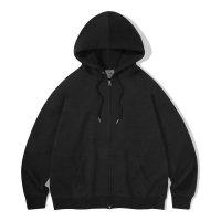 FILLUMINATE 투웨이 에센셜 후드 집업-블랙 Two-Way Essential Hood Zip-Up-Black