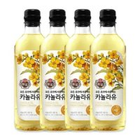 백설 카놀라유 900ml 4개