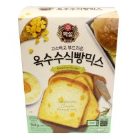 CJ 백설 옥수수식빵믹스 760g 10개입 BOX