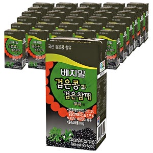 베지밀 검은콩과 검은참깨 두유  190ml  32개