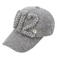 V12 COZY LOGO KNIT BALL CAP GY V31B6CP675