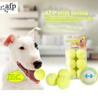강아지공놀이 훈련 개를 위한 작은 테니스 공 씹기 장난감 애완 동물 강아지 대화