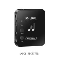 M-vave 4G 무선 이어폰 모니터 볼륨 버튼 충전식 송신기 수신기 지원 스테레오 모노 Cuvave WP-10 2