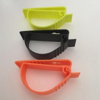 POM 다기능 안전 헬멧 클램프 귀마개 키 체인 클립 보호 작업