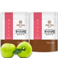 인차 국내산 풋사과 분말 가루 400g 200gX2팩