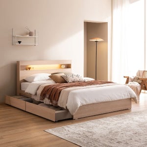 베드리움 파인드 LED 서랍형침대SS-듀얼쿠션 유로탑