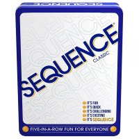 Sequence 시퀀스 in a Tin - Five-in-a-Row Fun for Everyone 보드게임