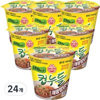 오뚜기 컵누들 매콤찜닭맛 45.5g  24개