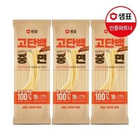 샘표 샘표 고단백 면 400g x3개 소면 중면