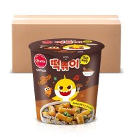 핑크퐁 아기상어 떡볶이 - 고소한 짜장맛 12개 / 아이간식 어린이간식 조카선물