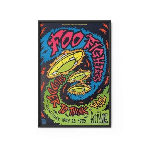 [Foo Fighters] 푸 파이터스 1995 오리지널 콘서트 포스터