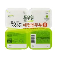 [Express] 풀무원 국산콩 간편한 네컵 연두부 360G