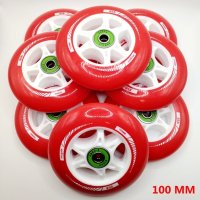 스피드 스케이트 휠 100mm110mm 85a 84 a pu 휠 abec9