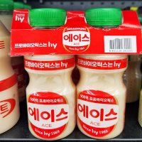 한국야쿠르트 에이스 280ml X 2개입 x 3개  아이스보냉백포장