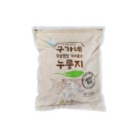 구가네식품 황금햅쌀 가마솥맛 누룽지 3kg 1개