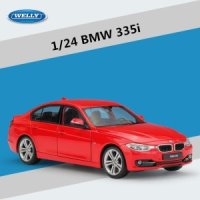 자동차모형 다이캐스트Welly 1 24 BMW 3 시리즈 335i 합금 자동차 모델 다이캐스트 금속 차량 시뮬레