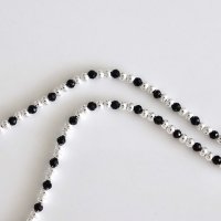 Silver925 beads ball necklace