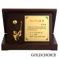 순금 골프상패 1.875g (샷) 홀인원패 싱글패 이글패