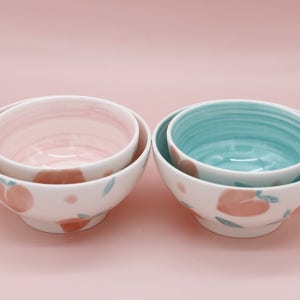 피치피치 복숭아 밥공기국그릇세트 그리다봄, 그리다봄