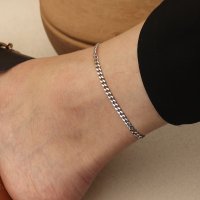 [무료배송]  [당일출고] 남자 발찌 얇은 레이어드 high time anklet