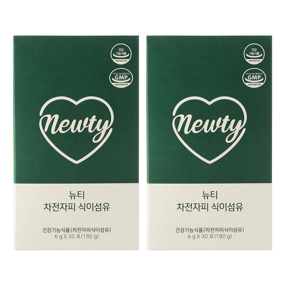 <b>랩앤뷰티 뉴티 차전자피 식이섬유</b> 6g 30p  180g  2개