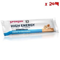 스위스 SPONSER High Energy 스폰서 하이 에너지 솔티 넛츠 프로틴바 45g 20팩