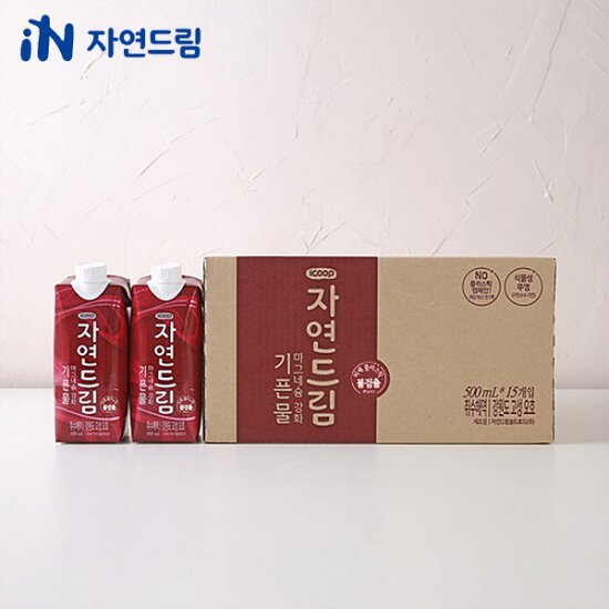 <b>자연드림</b> 마그네슘강화 기픈물 500ml x (15개입)