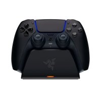 Razer 급속 충전 스탠드 PS5 DualSense 무선 컨트롤러 호환 별매 블랙