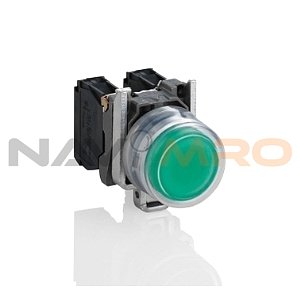 슈나이더 크롬판 금속 홈 버튼 및 표시기(22mm)(XB4 Series) / 상품코드:279670