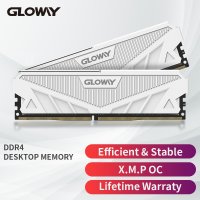 Gloway-데스크탑 방열판 메모리  RAM DDR4 16GB 3200mhz 32GB (8GBX2) (16GBX2)  컴퓨터용