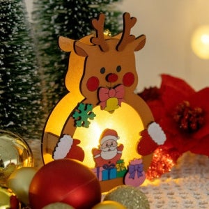 크리스마스 MDF 무드등 조명등 겨울 만들기