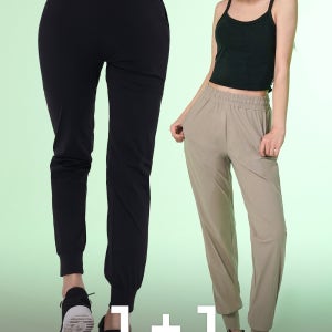 벤츄리 액티브 바지 벤츄리 핑크조거팬츠 여성 조거팬츠 1+1