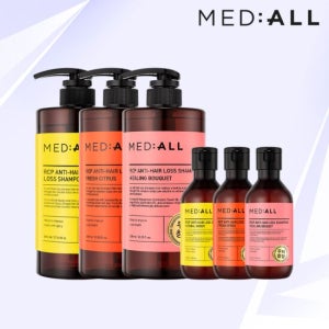 메디올 두피청정 샴푸 800ml*3+100ml*3 (향선택)