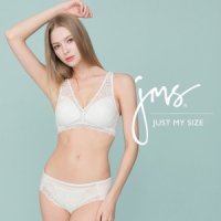 저스트마이사이즈 Just my size 저스트마이사이즈 에센셜 듀얼브라렛 크림 브라팬티 2종세트 T JMW9G84