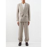 관세포함 Giorgio Armani Double-breasted herringbone suit 794886