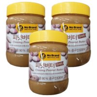 노브랜드 피넛버터 크리미 340g x 3개 땅콩 스프레드잼 샤브샤브 월남쌈소스 활용